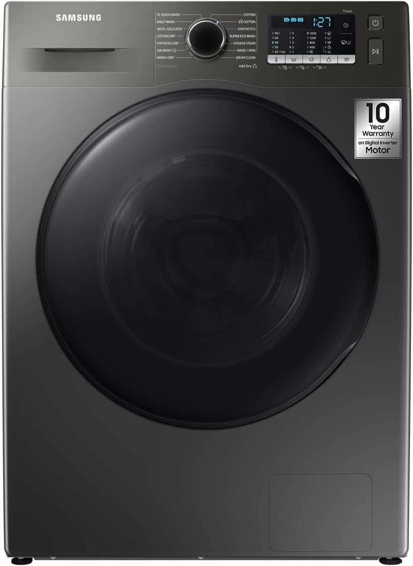 SAMSUNG 8+5 KG FORNT LOAD WASHER WITH 1YEAR WARRANTY WD80TA046BX