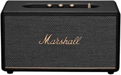 Marshall Stanmore III 50W Premium Home Wireless Speaker with Bluetooth 5.2 and Multiple Inputs - Enjoy signature Marshall sound (Black)